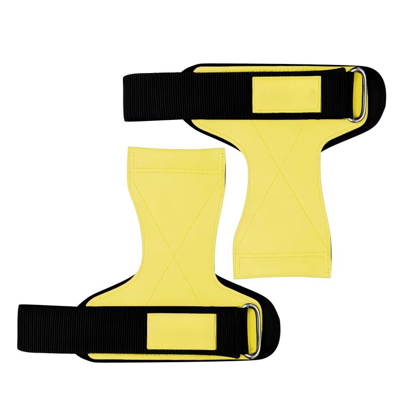 Microfiber Lifting Grips with Wrist Support | Heavy Duty Workout Straps