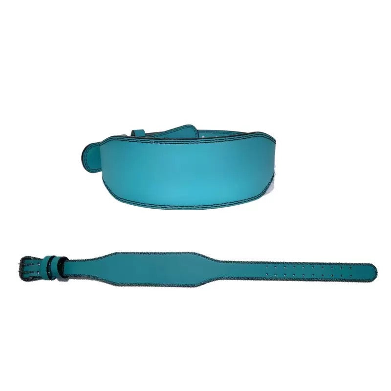 PU Leather Double Row Buckle Fitness Belt | Custom Color & Logo