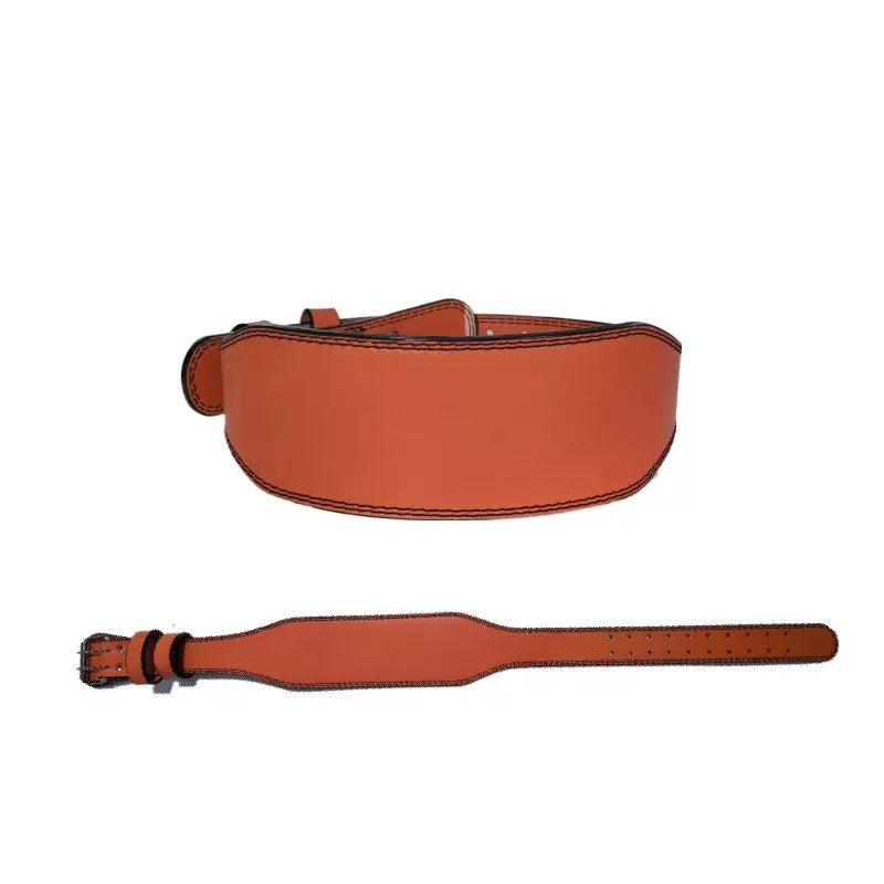PU Leather Double Row Buckle Fitness Belt | Custom Color & Logo