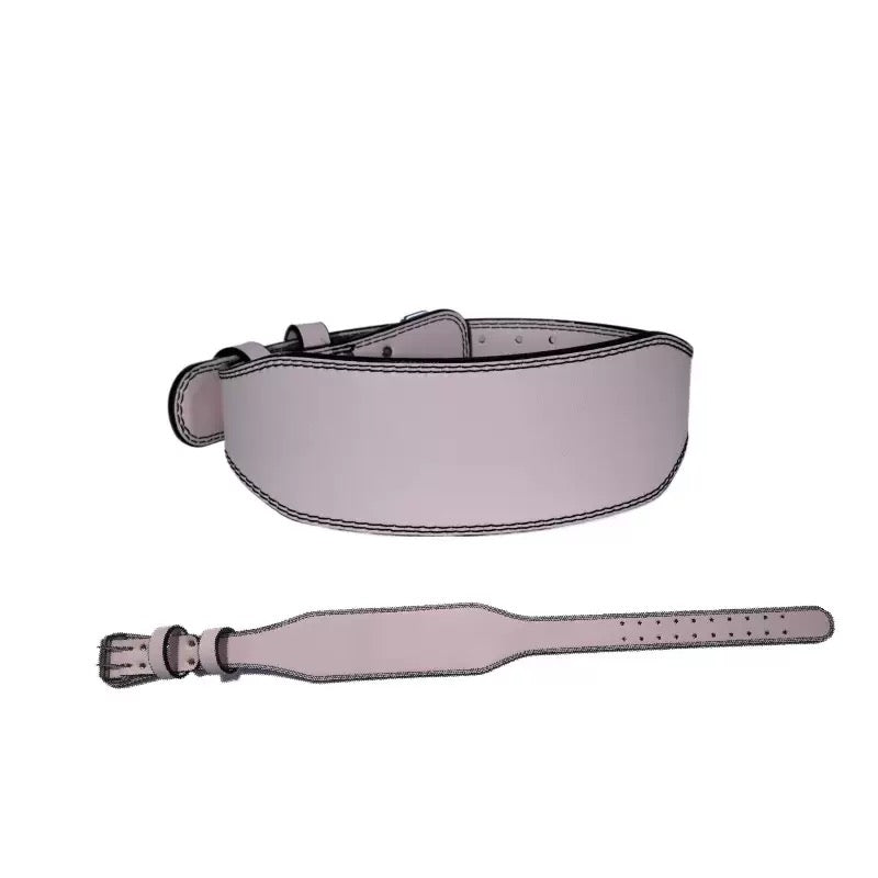 PU Leather Double Row Buckle Fitness Belt | Custom Color & Logo
