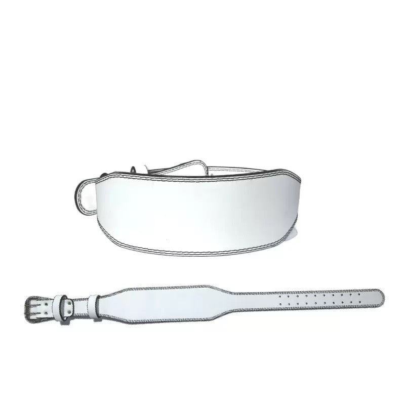PU Leather Double Row Buckle Fitness Belt | Custom Color & Logo