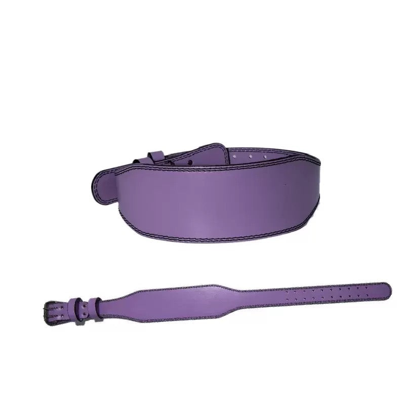 PU Leather Double Row Buckle Fitness Belt | Custom Color & Logo