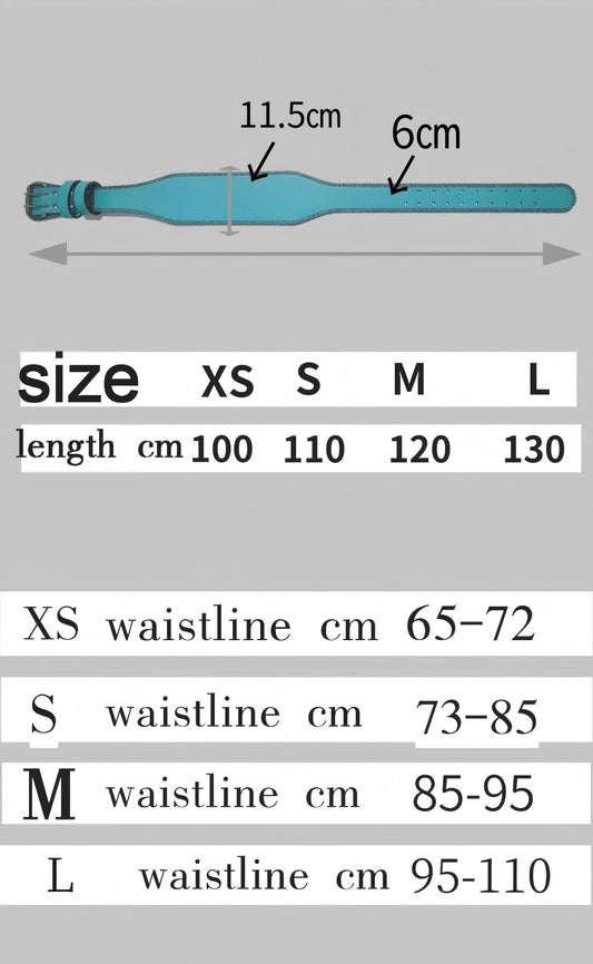 PU Leather Double Row Buckle Fitness Belt | Custom Color & Logo