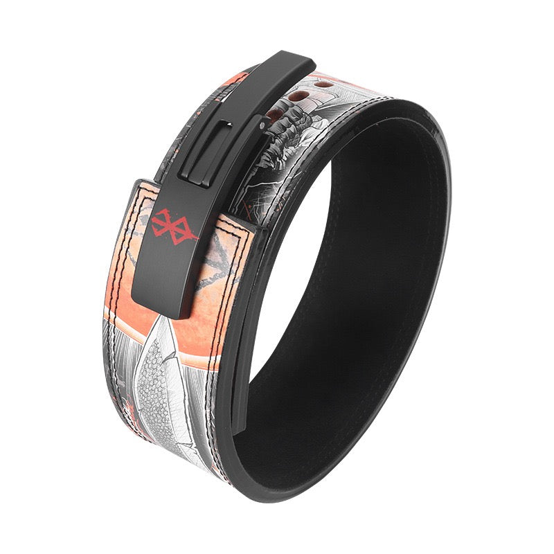 Custom Fitness Belt — Top-Grain Cowhide