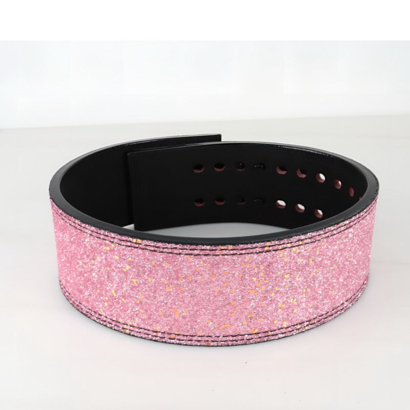 10mm Sequin Powerlifting Belt | Custom Color, Heavy Duty Lumbar Support for Squats & Deadlifts
