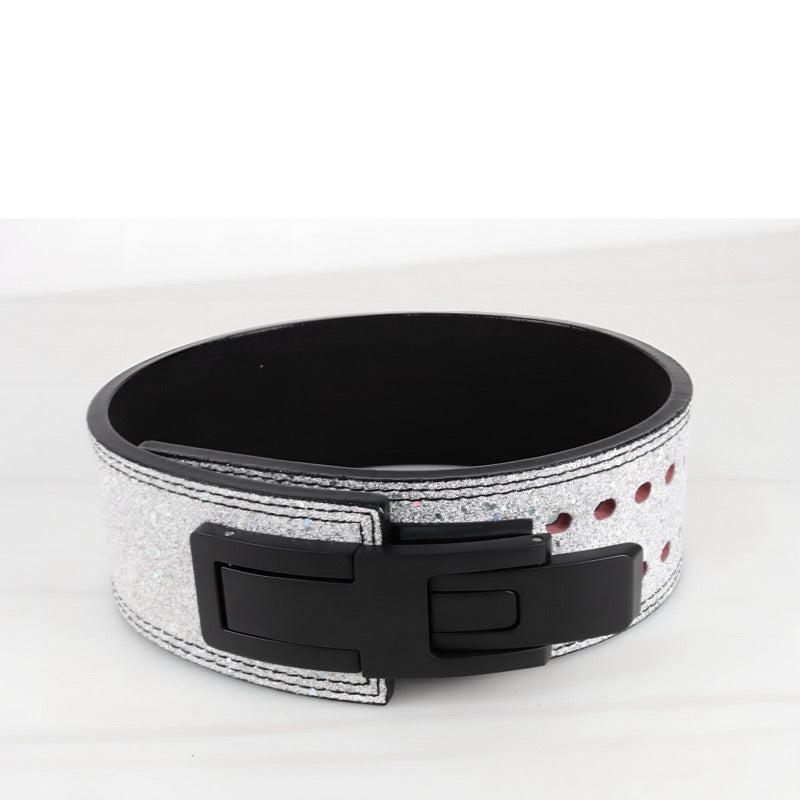 10mm Sequin Powerlifting Belt | Custom Color, Heavy Duty Lumbar Support for Squats & Deadlifts