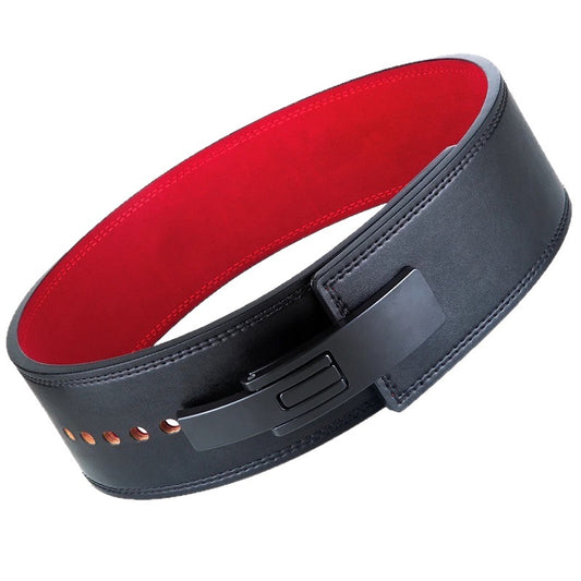 10mm PU Leather Lever Buckle Powerlifting Belt | Custom Colors Available