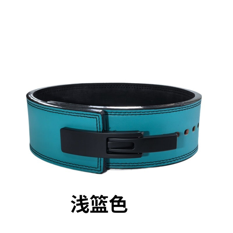 10mm PU Leather Lever Buckle Powerlifting Belt | Custom Colors Available