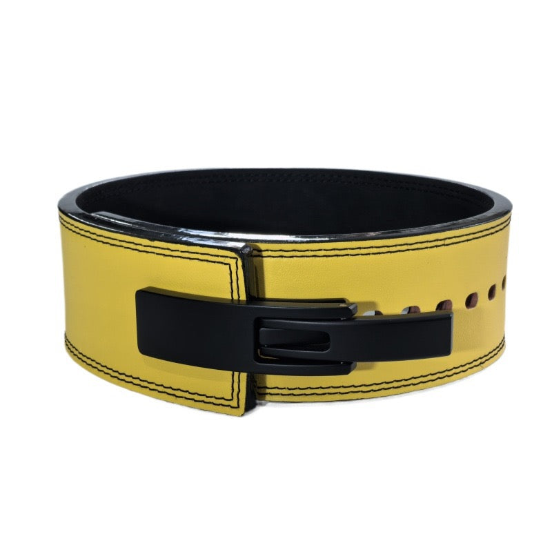 10mm PU Leather Lever Buckle Powerlifting Belt | Custom Colors Available