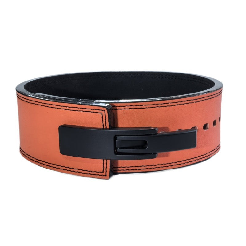 10mm PU Leather Lever Buckle Powerlifting Belt | Custom Colors Available
