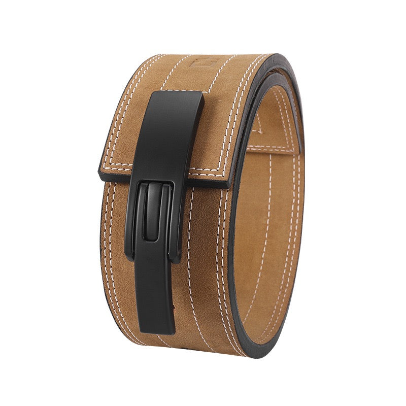 13mm Full Grain Leather Powerlifting Belt | Lever Buckle, Custom Color & Logo