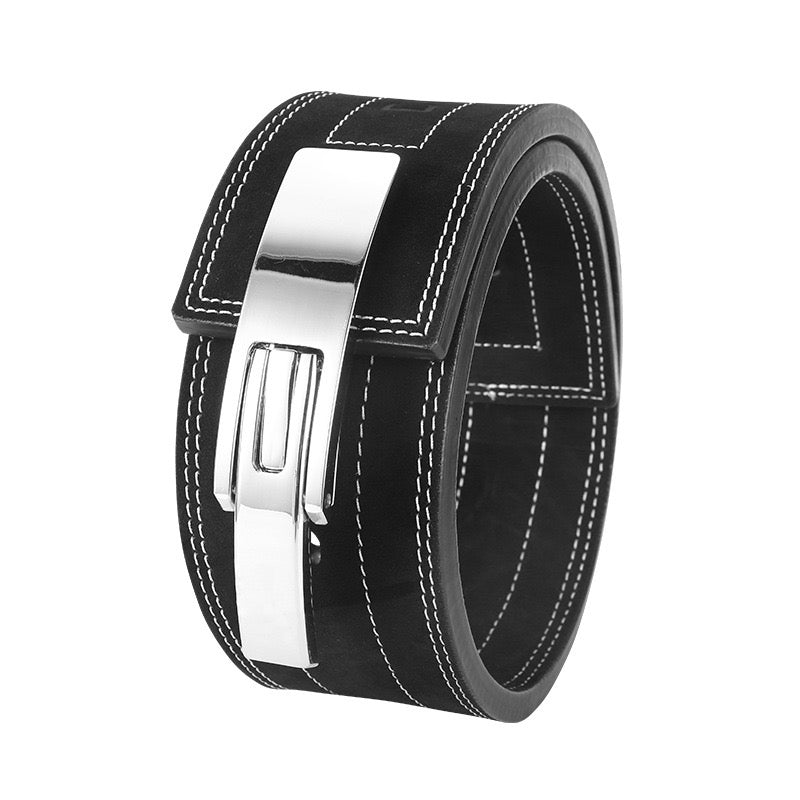 13mm Full Grain Leather Powerlifting Belt | Lever Buckle, Custom Color & Logo