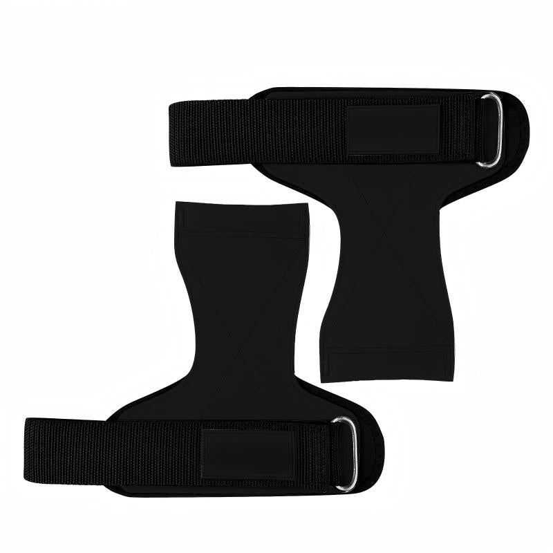 Microfiber Lifting Grips with Wrist Support | Heavy Duty Workout Straps