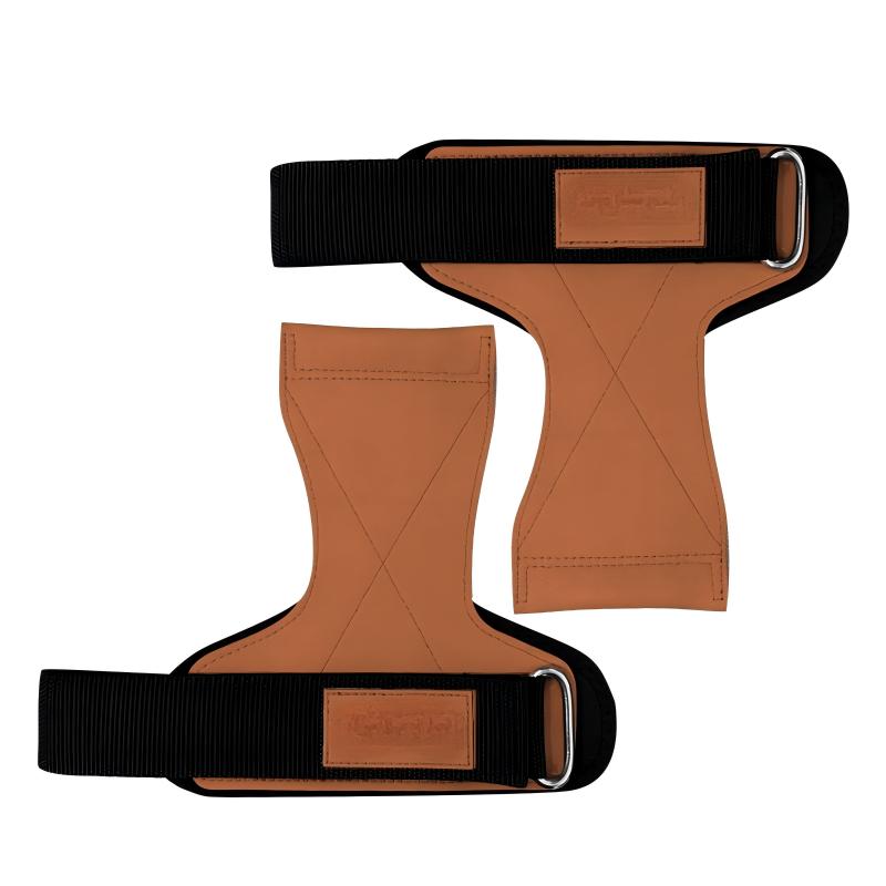 Microfiber Lifting Grips with Wrist Support | Heavy Duty Workout Straps