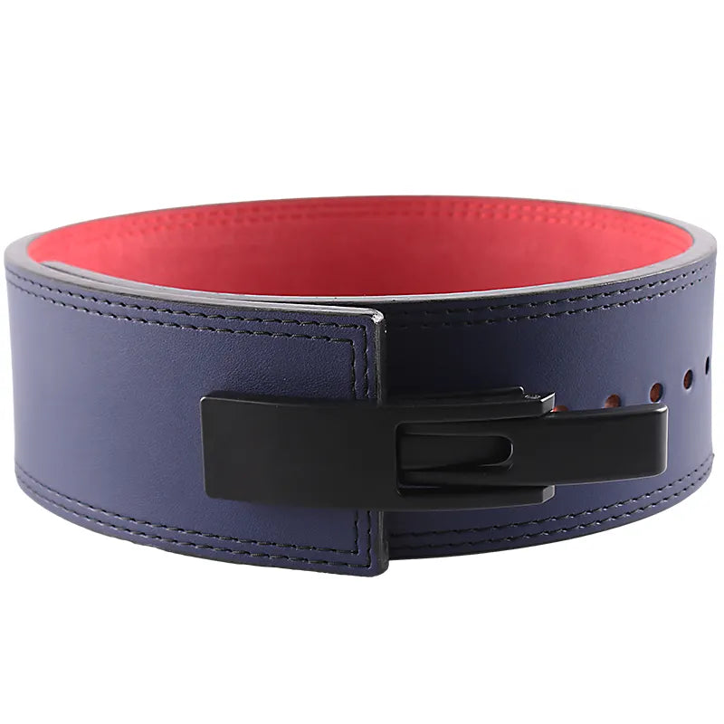 10mm PU Leather Weightlifting Belt with Lever Buckle--For custom orders, please contact us.