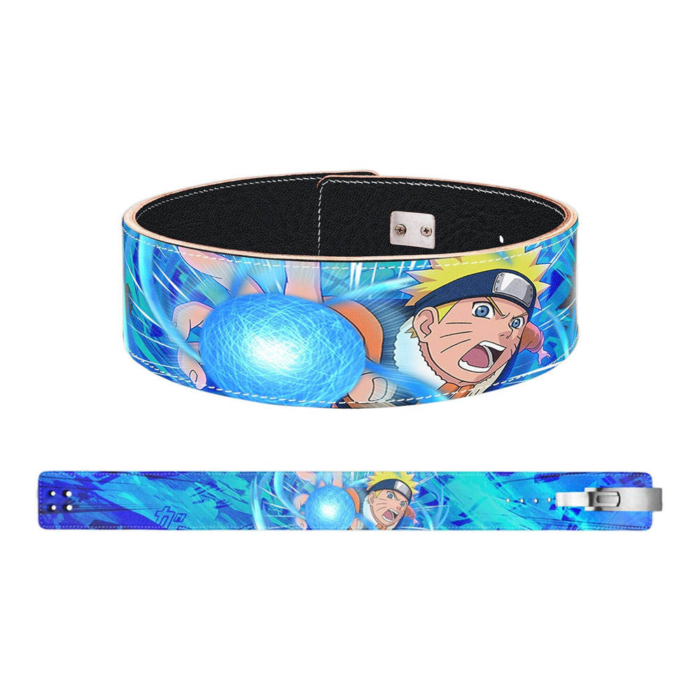 Weightlifting Lever Belt Custom Anime Back Support Waist Belt Gym Training Lifting Leather Fitness Belt With Logo