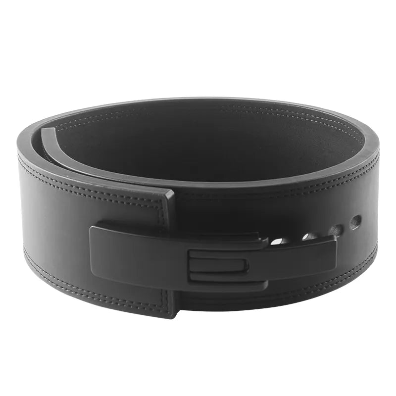 10mm PU Leather Weightlifting Belt with Lever Buckle--For custom orders, please contact us.