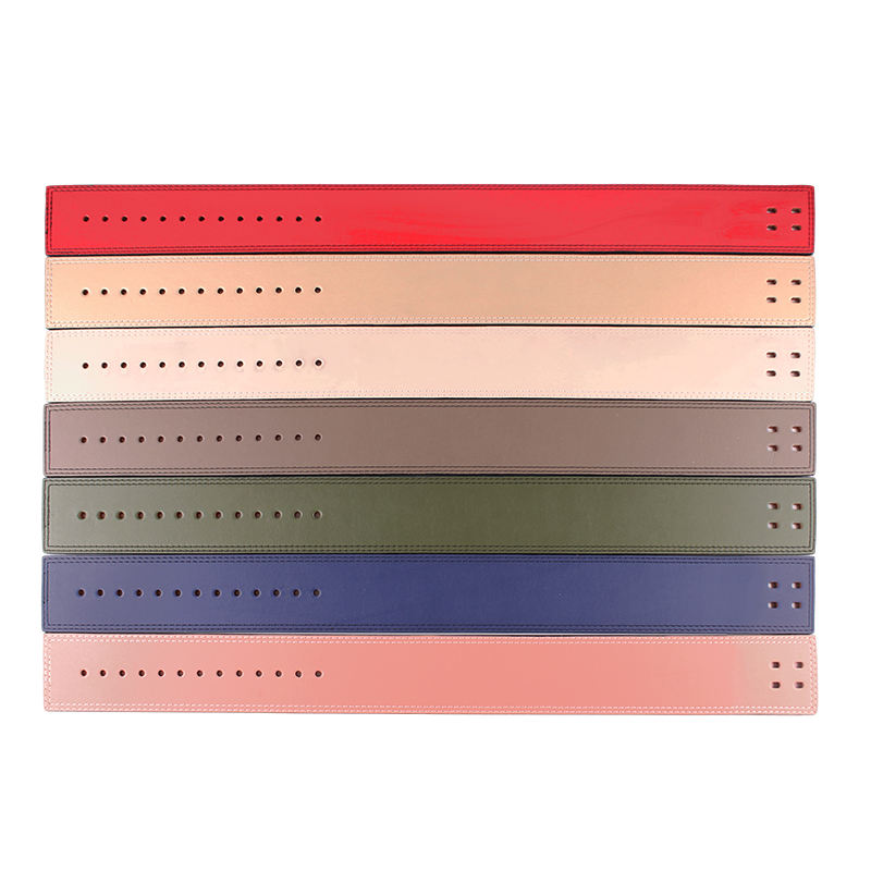 10mm PU Leather Weightlifting Belt with Lever Buckle--For custom orders, please contact us.